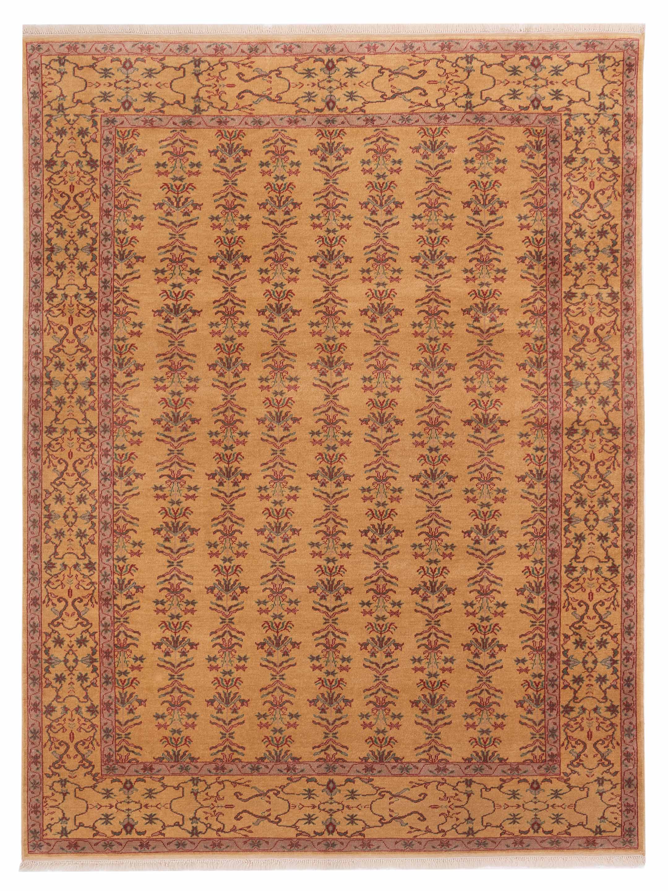 Antique Loom Transitional Gold Gold 7x9 Rug	